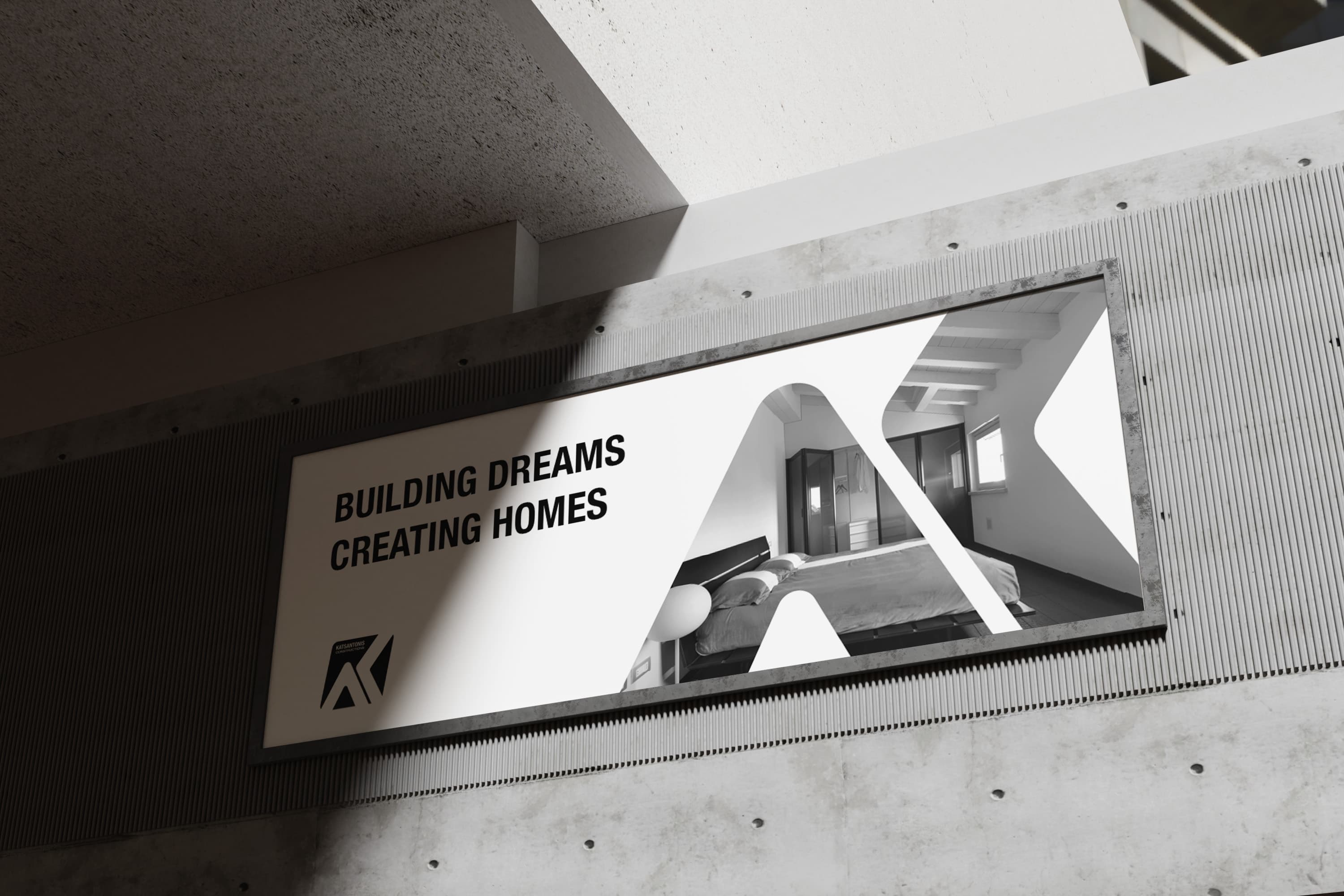 Katsantonis Constructions corporate presence and exterior signage