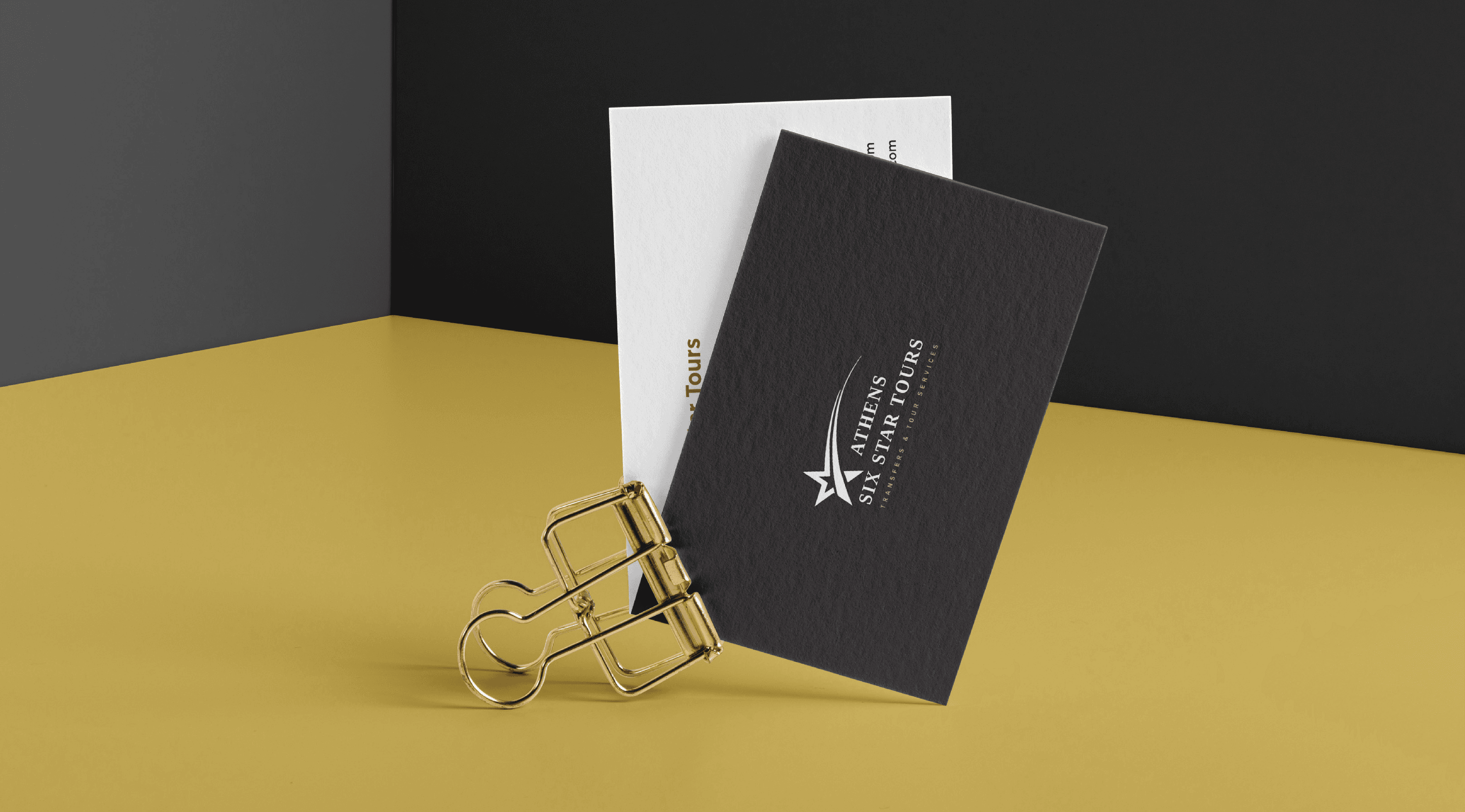 Premium εταιρικά έντυπα και marketing collateral της Athens Six Star Tours