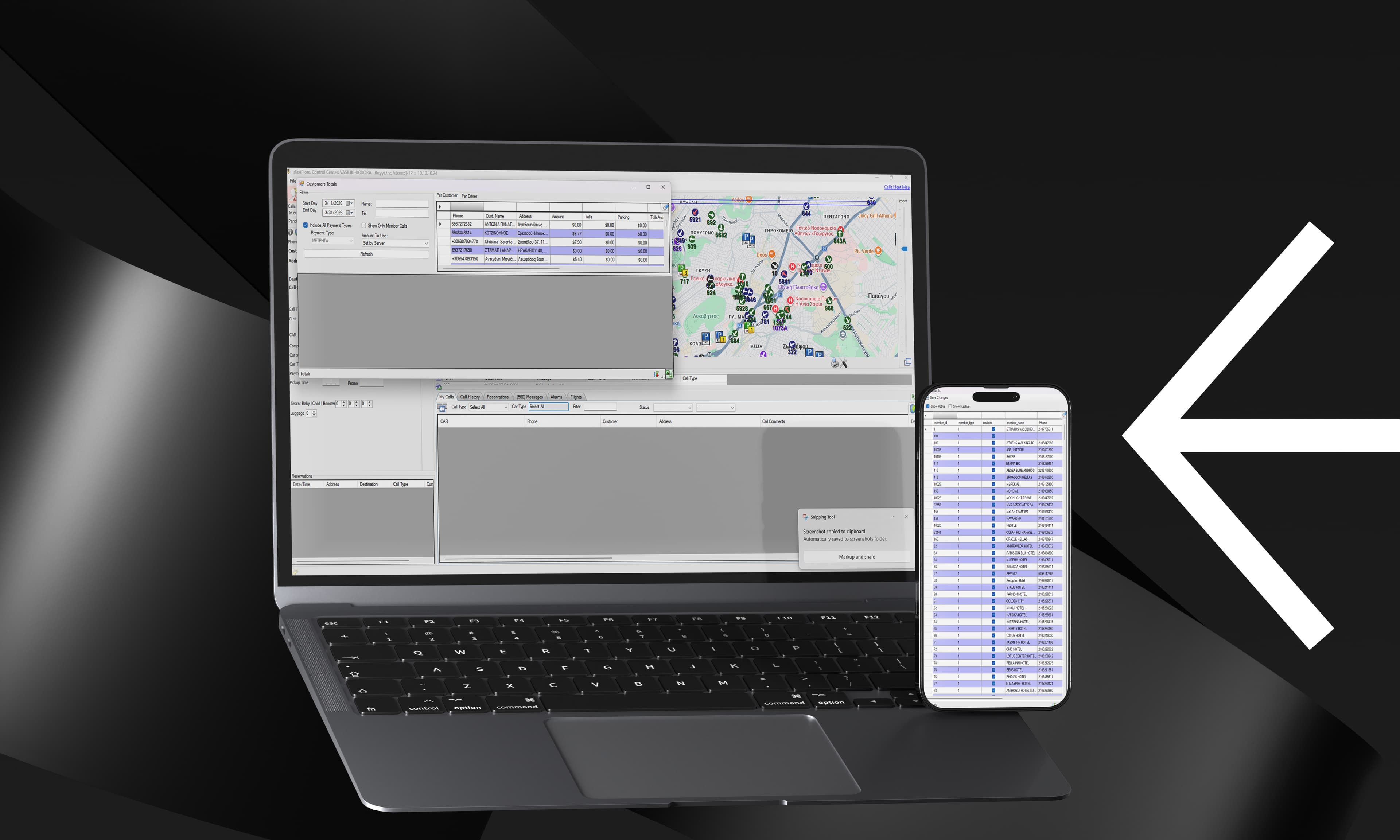 Dispatcher management console